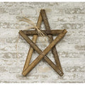 Natural Lath Folk Star 24" (Pack of 2)