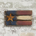Lath Flag w/Rusty Star 9"