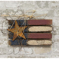 Lath Flag w/Rusty Star 12" (Pack of 2)