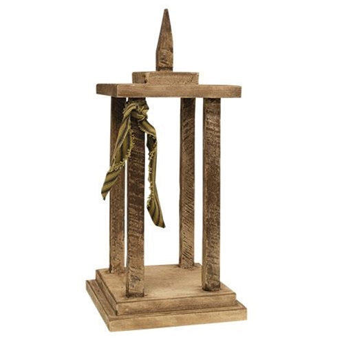 Wooden Open Air Lantern 19"