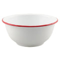 Red Rim Enamel Cereal Bowl (Pack of 4)