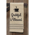 Grateful & Blessed Dish Towel 20x28 (Pack of 4)
