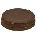 Rust & Black Finish Wide Jar Lid 3.5"  (Pack of 4)