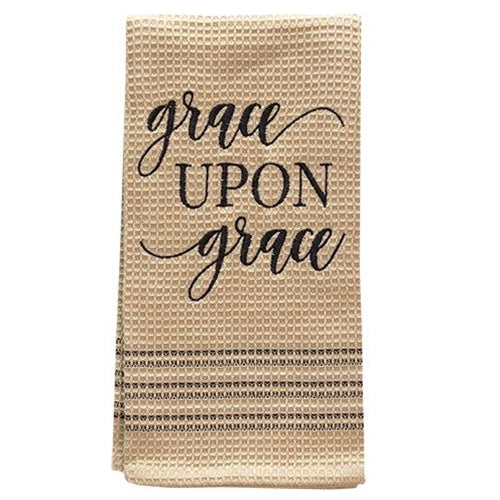 Grace Upon Grace Dish Towel 20x28 (Pack of 2)