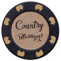 *Country Blessings Sheep Plate  (Pack of 4)