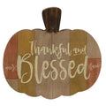 Thankful & Blessed Pumpkin (Pack of 4)