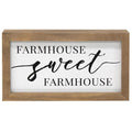 Farmhouse Sweet Farmhouse Framed Box Sign (Pack of 2)