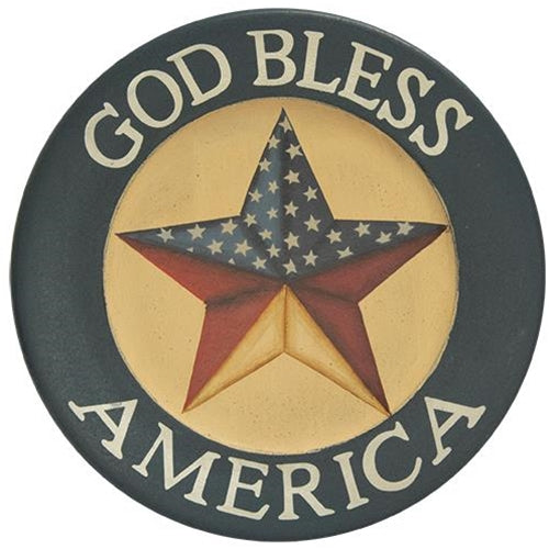 God Bless America Plate
