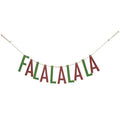 "Fa La La" Wooden Garland  (Pack of 4)