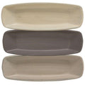 Farmhouse Colors Squared Oval Tray 3 Asstd. (Pack of 4)