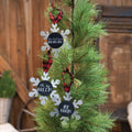 You Had Me At Ho Ho Ho Ornament 3 asstd.  (Pack of 4)