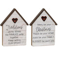 Merry Be Buffalo Check Heart House 2 Asstd. (Pack of 4)
