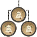 Always Believe Dish Ornament 3 Asstd. (Pack of 4)