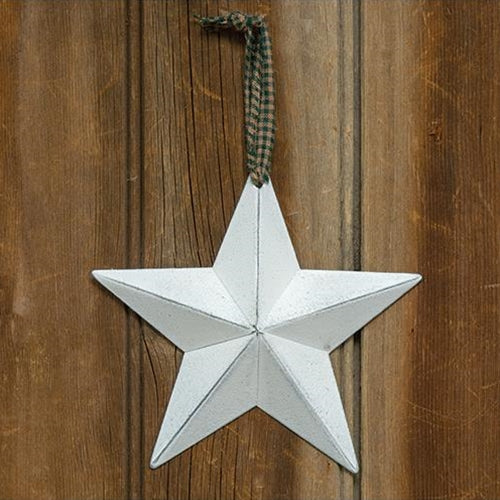 Farmhouse White Barn Star 5" (Pack of 4)