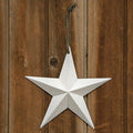Farmhouse White Barn Star 8" (Pack of 4)