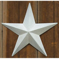 Farmhouse White Barn Star 12"  (Pack of 4)