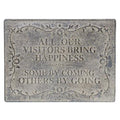 All Our Visitors Galvanized Sign