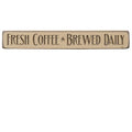 Fresh Coffee Engraved Block 12" (Pack of 4)