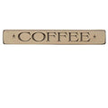 Coffee Engraved Block 12"  (Pack of 4)