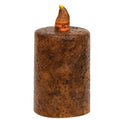 Burnt Mustard Timer Pillar 3" H x 2" Dia.  (Pack of 4)
