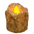 2.5" Mini Burnt Ivory Drip Timer Pillar (Pack of 2)