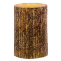 Mustard Bark Timer Pillar (Pack of 2)