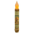 6" Burnt Ivory Joyful Easter Timer Taper (Pack of 2)