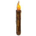 Burnt Mustard Twisting Taper - 6"  (Pack of 4)