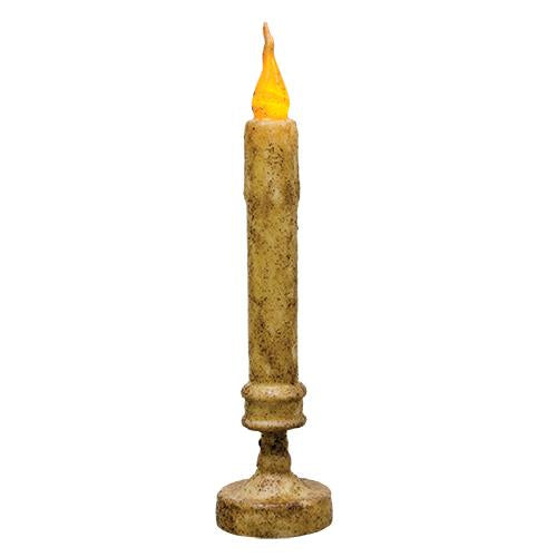 Burnt Ivory Candlestick - 10"  (Pack of 4)