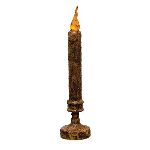 Burnt Mustard Candlestick - 10"  (Pack of 4)