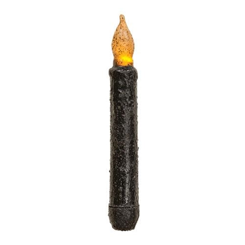 6" Black Timer Taper (Pack of 4)