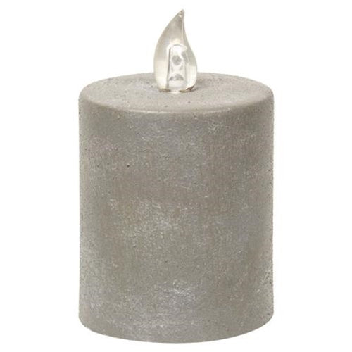 Cement Look Timer Pillar 2.5" x 4"  (Pack of 4)