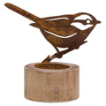 Rusty Bird Tealight Holder 4"  (Pack of 4)