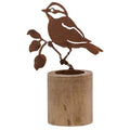 Rusty Bird Tealight Holder 7" (Pack of 2)