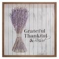 *Grateful Framed Shiplap Sign 20"