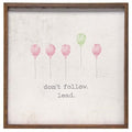 *Framed Watercolor Wall Art - Lead