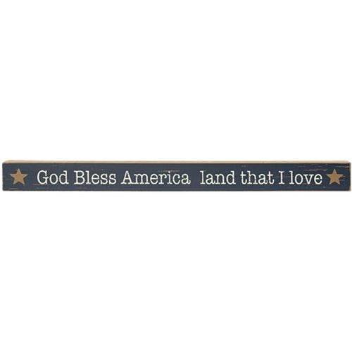 Land That I Love Wooden Block (Pack of 4)