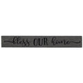 Bless Our Home Engraved Sign 24" (Pack of 2)
