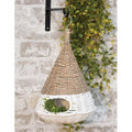 White Dipped Willow Bird House 14"