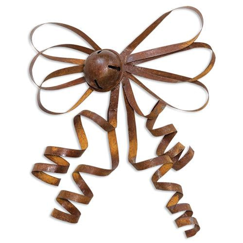 Rusty Bow Ornament  (Pack of 4)