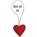 12/Set Heart Ornaments  (Pack of 4)
