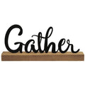 Gather Standing Metal Sign (Pack of 2)