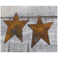 Rusty Tin Primitive Stars 2/pk 3" (Pack of 4)