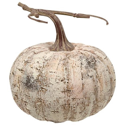 White Birch Pumpkin 6" (Pack of 2)