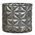 Embossed Tin Oval Bucket