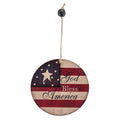 God Bless America Ornament 4" (Pack of 4)