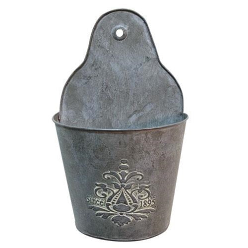 Galvanized Metal Wall Pocket 11"  (Pack of 4)