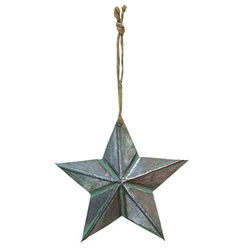 Copper Star Ornament 6"  (Pack of 4)