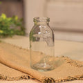 Clear Glass Bottle - 4" (Pack of 4)