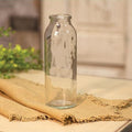Clear Glass Bottle - 6"  (Pack of 4)